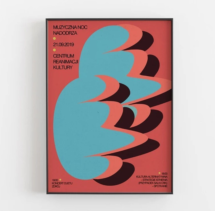 Nadodrze Music Night, Zdroj poster, plakat, concert, abstraction, improvisation