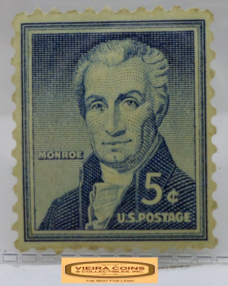 USA Postage Monroe 5 Cents Stamp - #S41796NQ