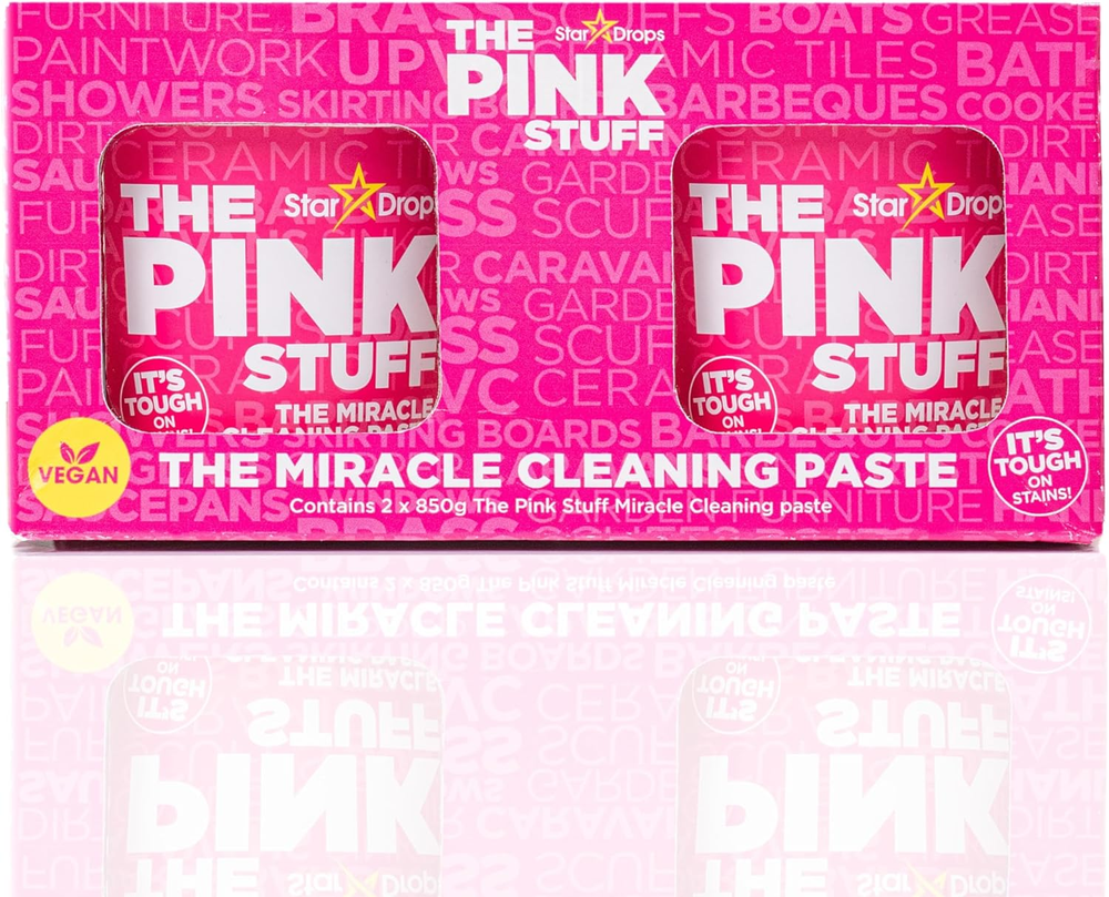 - the Pink Stuff - the Miracle All Purpose Cleaning Paste 850G Twin Pack