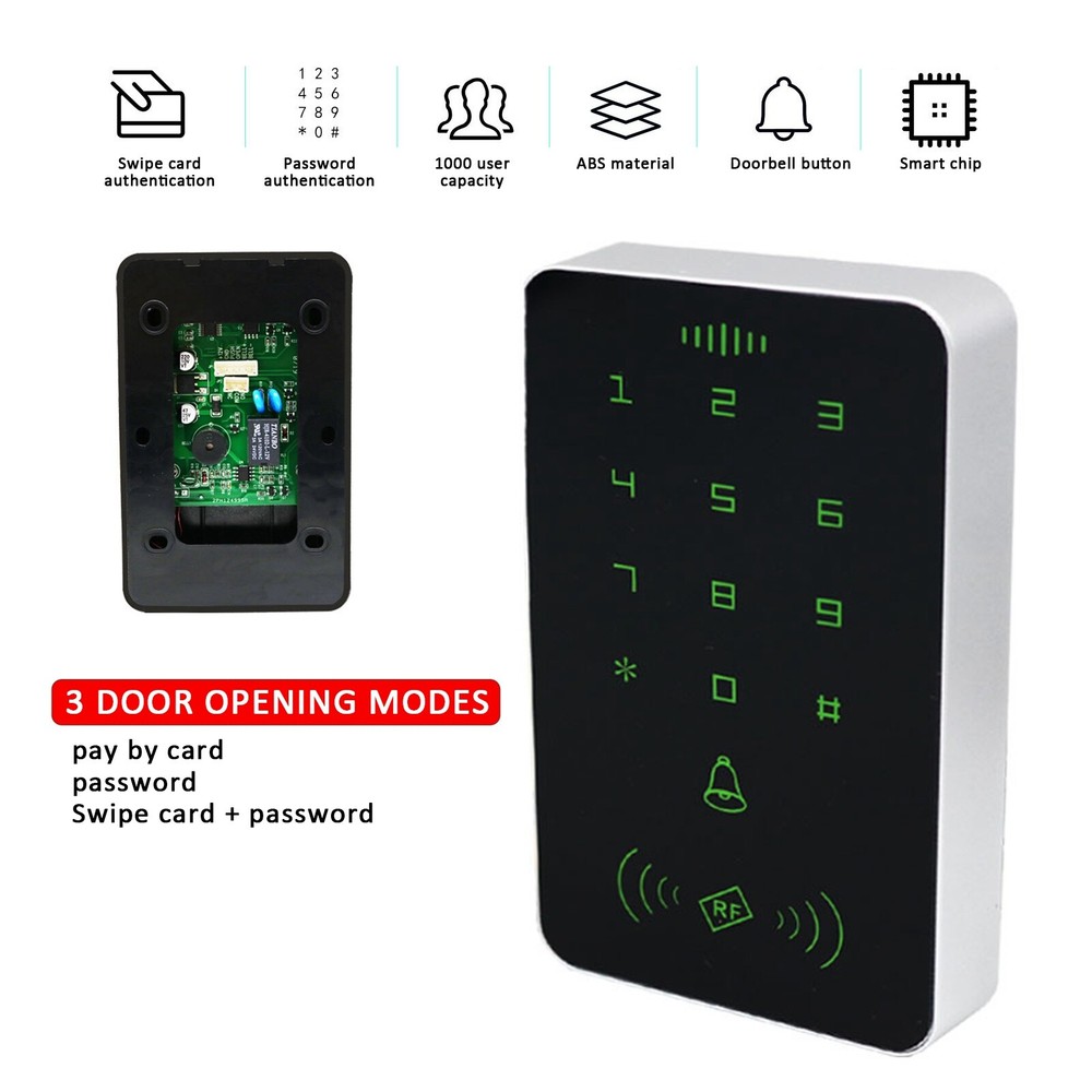 Smart RFID Keypad Door Lock with Password & Access Control Security  -image