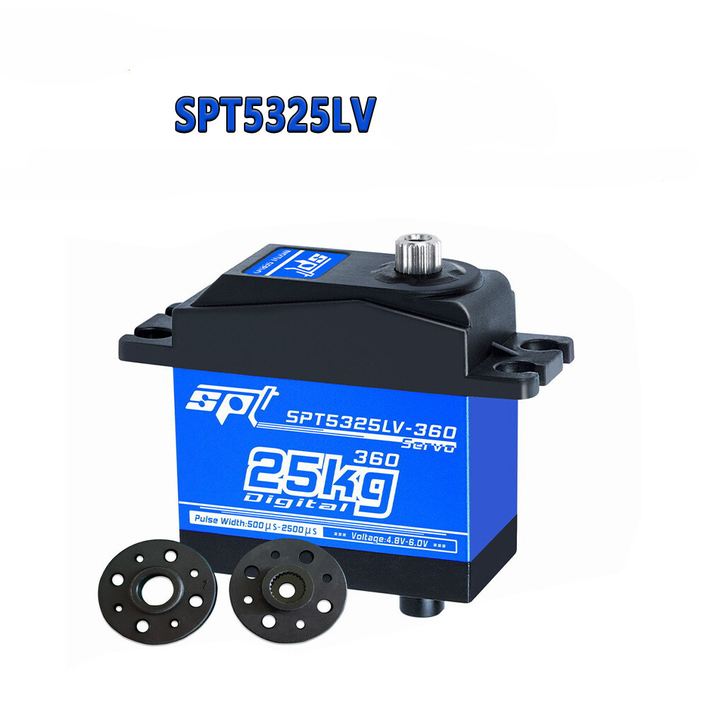 New Digital Servo 360 Continuous Rotation For RC Accessory SPT5325LV-360