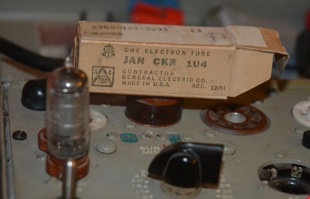 Tested GE 1U4 Vacuum Tube Works on TV-7D/U Tester