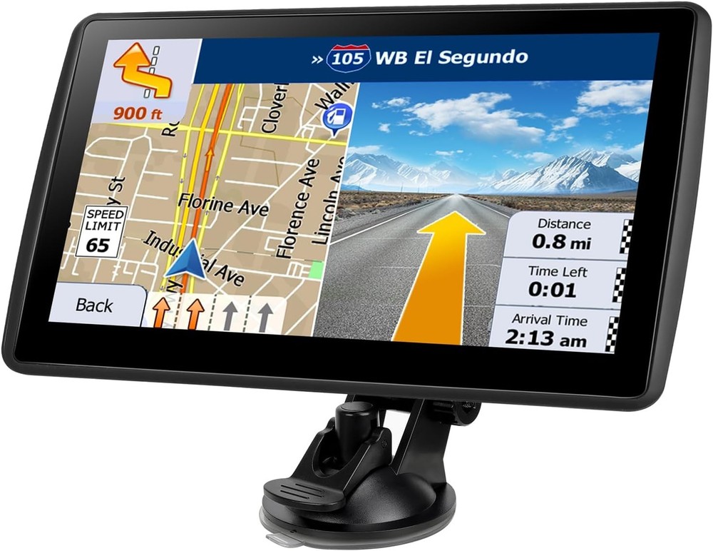 7-Inch Touchscreen GPS Navigator for Cars Trucks RVs with 2025 Maps