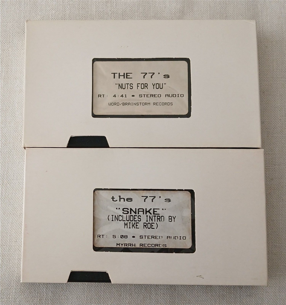 The 77's promo 2-VHS lot, Snake (incl. intro by Mike Roe) & Nuts for You