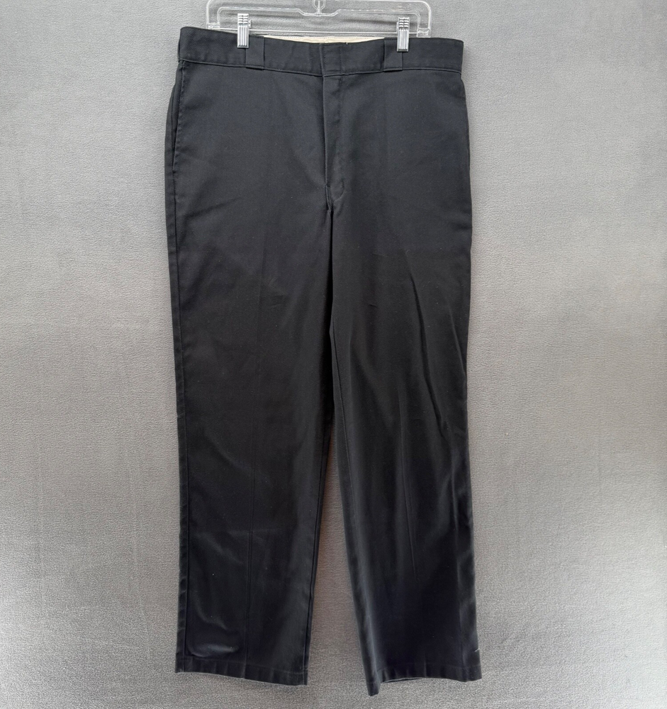 Dickies 874 Original Fit Work Pants Mens 36x32 Blue Durable Uniform Wear  