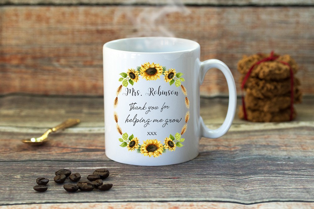 Personalized Teacher Mug Gift Best Teacher Coffee Mug Custom Gift For Teacher