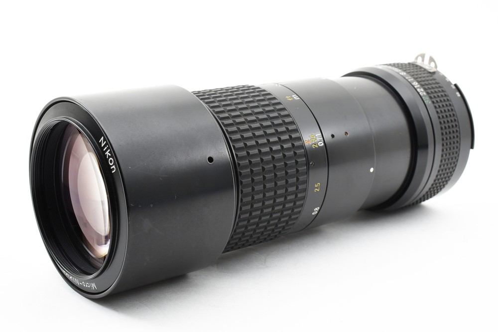 [Near MINT-] Nikon Ai Nikkor 200mm f/4 Telephoto MF Lens for F Mount From Japan