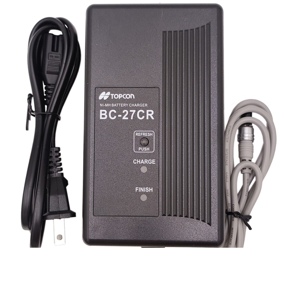 BC-27CR Battery Charger for Top-con Total Station BT-52Q BT-52QA Power 3Pin Plug