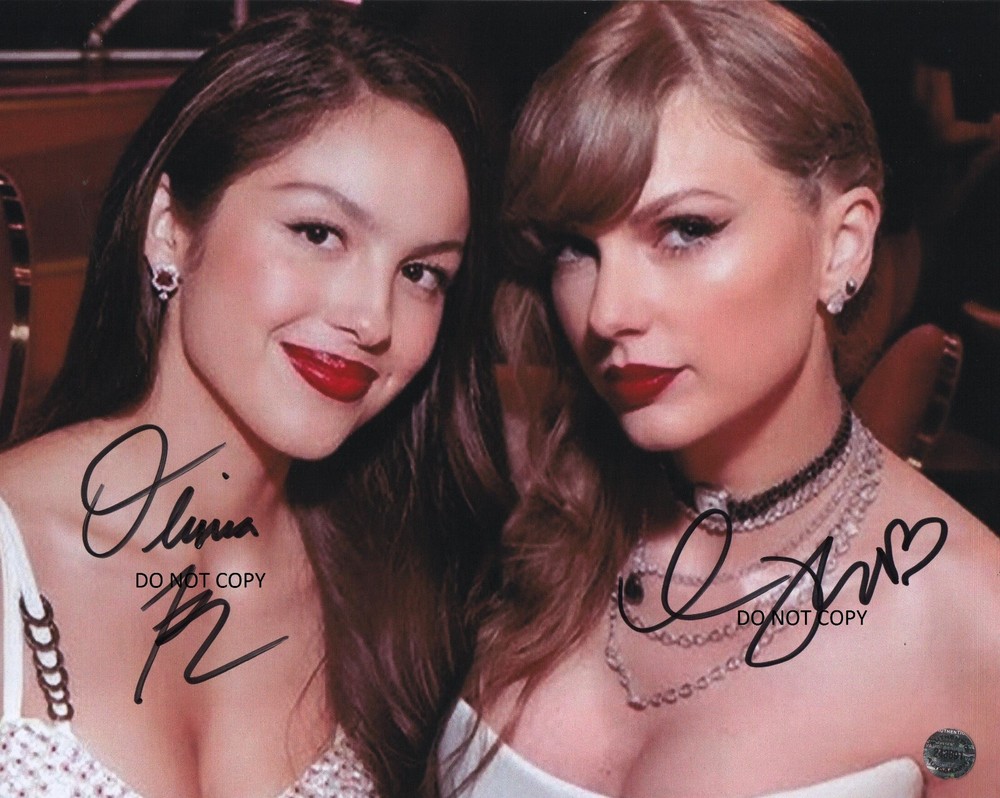 Taylor Swift & Olivia Rodrigo Autographed 8x10 Signed reprint Photo #1