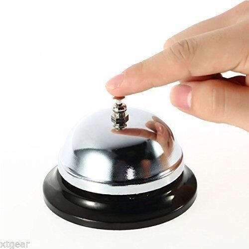 Ring For Service Counter Call Bell Hotel Desk Reception Bells Ring the Bell
