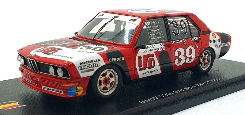 Spark Model 1/43 Scale SB330 BMW 530i #39 3rd Spa 24h 1980