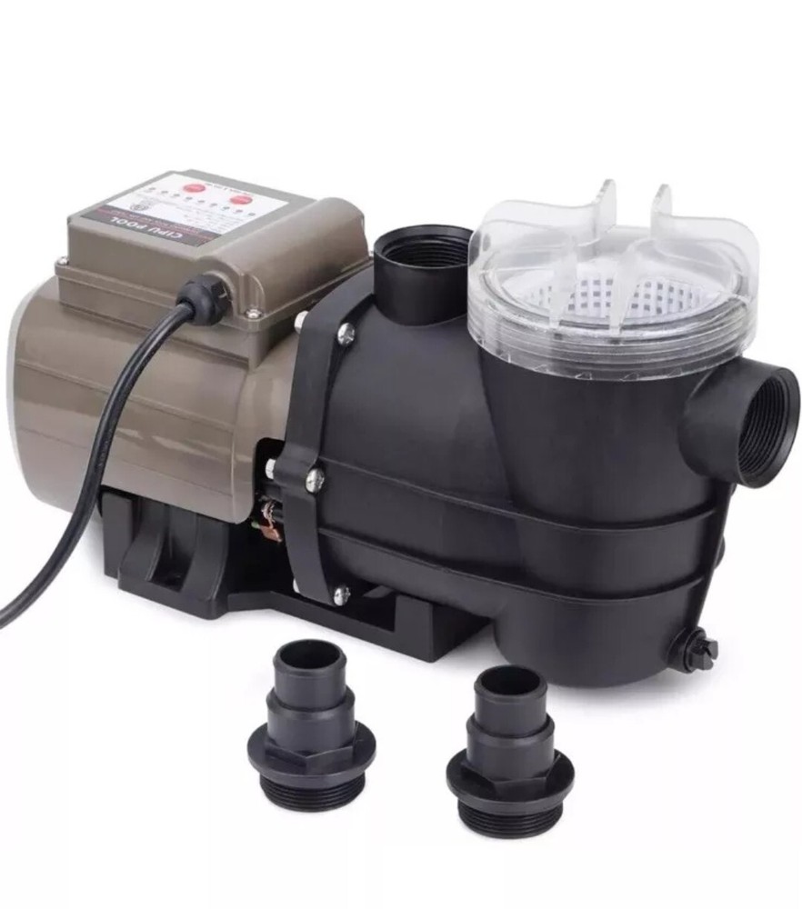 Pool Pump with Timer and Basket Filter, 2700GPH, 115V, 0.35HP
