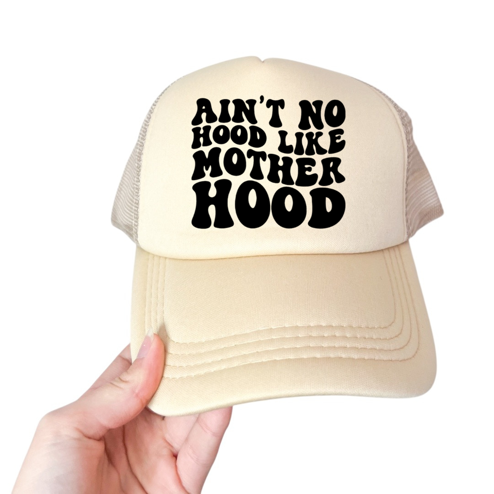 Aint No Hood Like Motherhood Custom Hat Mom Hat