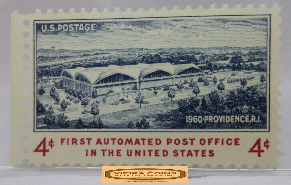 USA Postage First Automated Post Office in the US 4 Cents Stamp - #S41767NQ-image