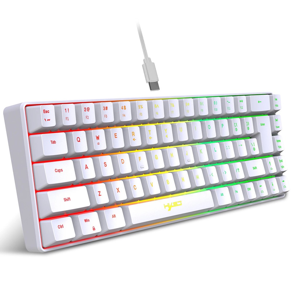 Wired RGB Streamer Mini Gaming Keyboard 19Key Conflict-Free Membrane Compact Design for Gamers
