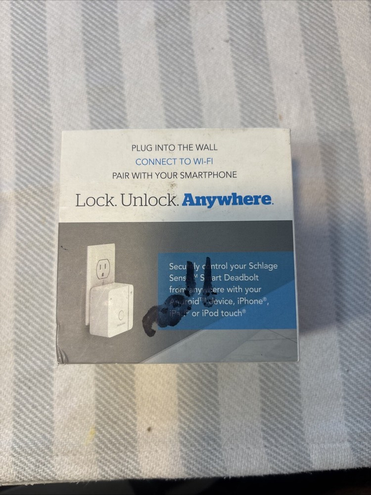 Schlage BR400 Smart Lock Adapter Bluetooth Wi-Fi Open Box