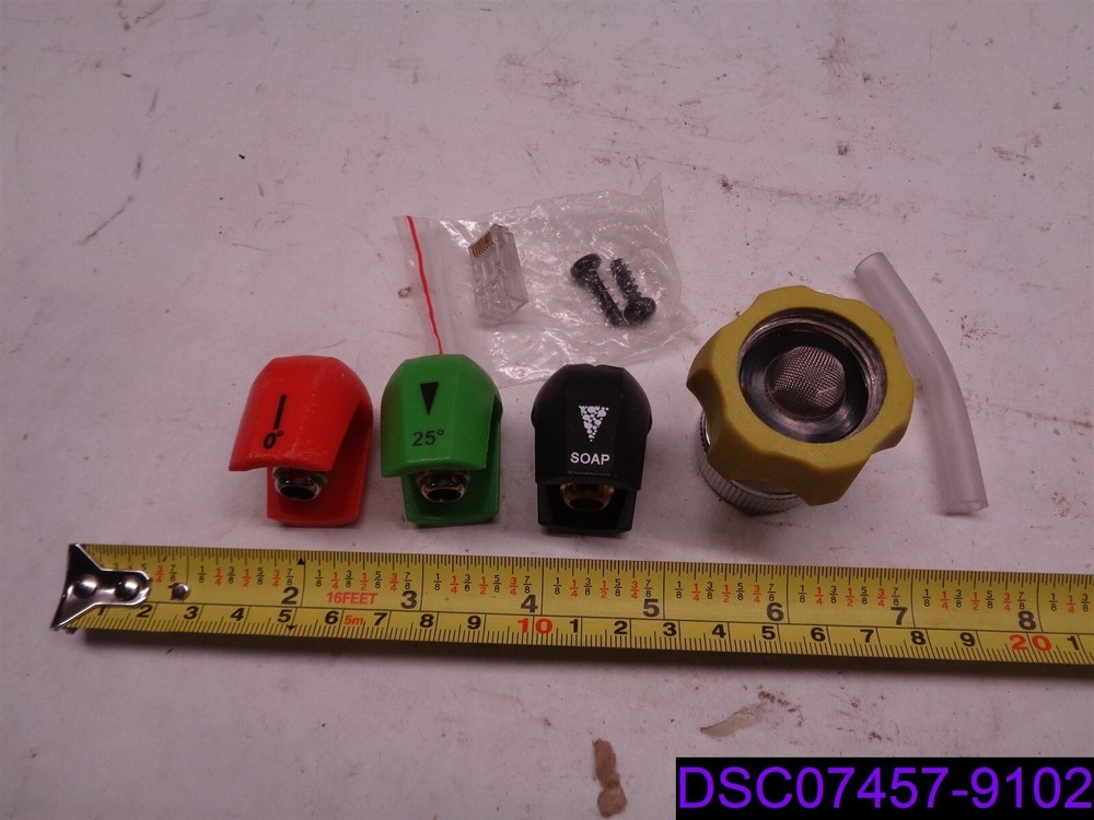 Pressure Washer Nozzle Tips Set Includes 0 25 Soap and More