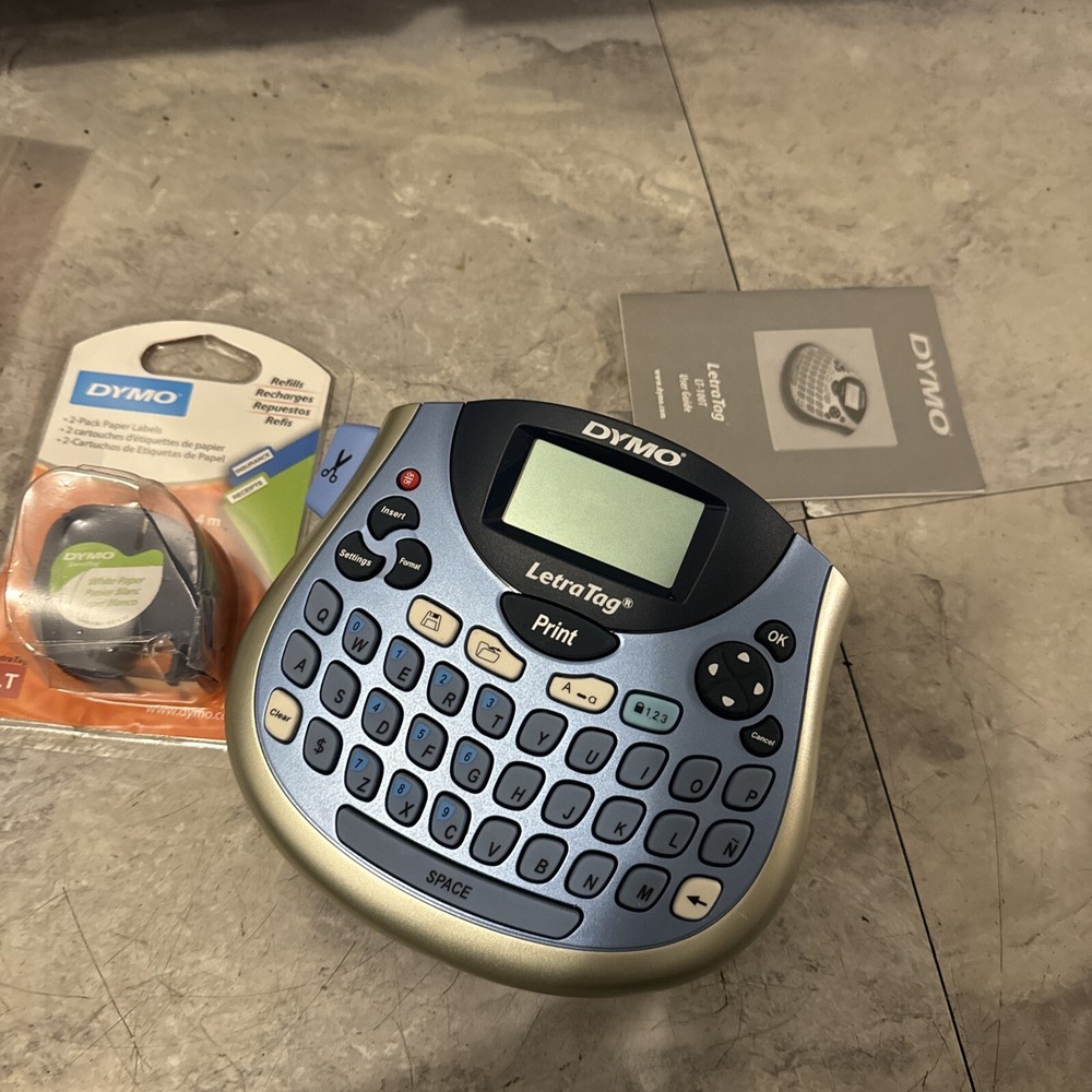 Dymo LetraTag LT-100T Label Printer- QWERTY Keyboard Label Maker