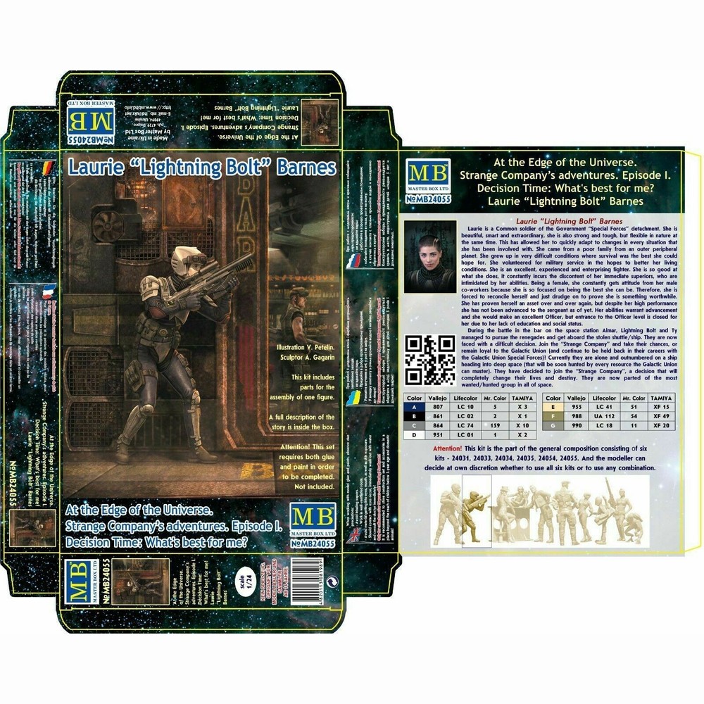 MASTER BOX MB24055 Plastic Figure Kit Scale 1:24 