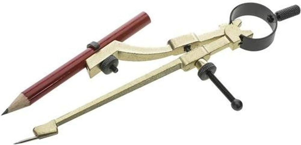 842 Precision Pencil Compass, Includes Pencil , Yellow, 1 Count (Pack of 1)