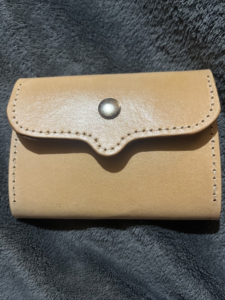 Handmade Genuine Leather Credit Card Wallet Made in USA-image
