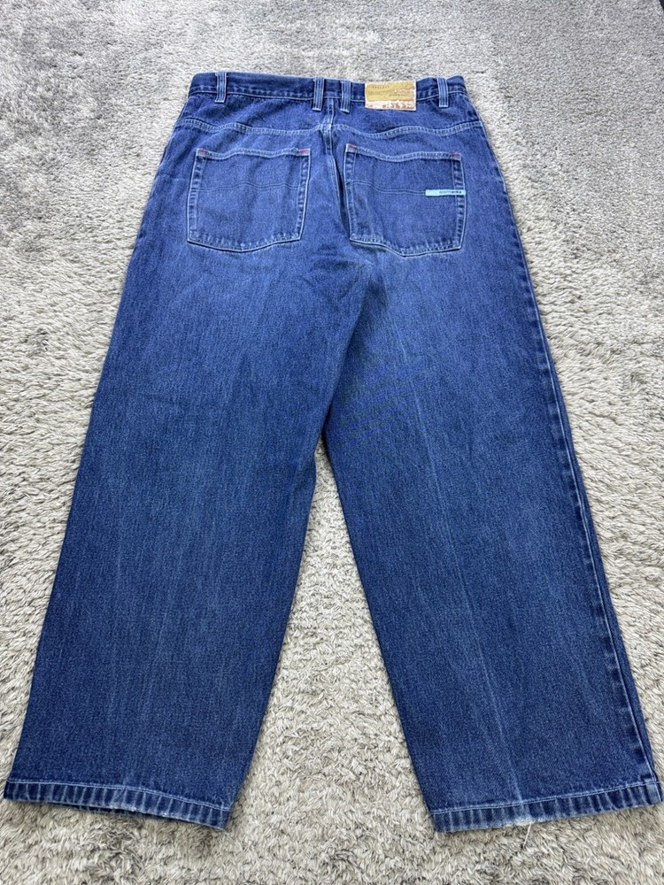 Vintage Southpole Baggy Embroidered 90s Hip Hop Skater Jeans Men’s Size 38