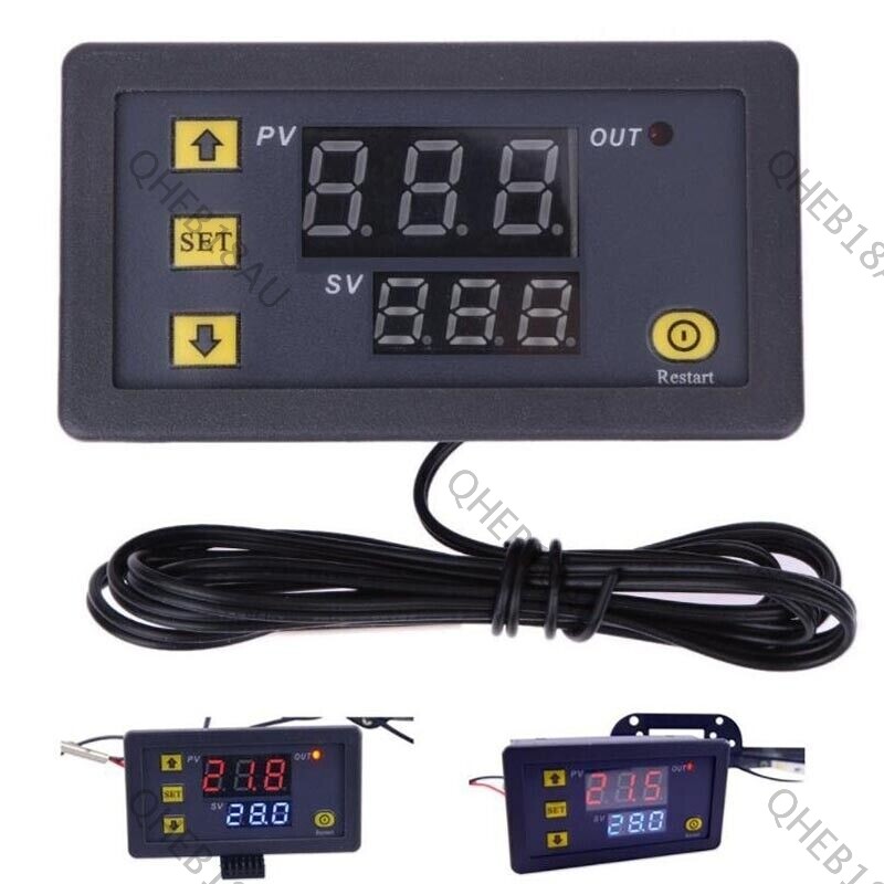 Digital Display Thermostat Temperature Controller Sensor Switch Regulator 25H-image