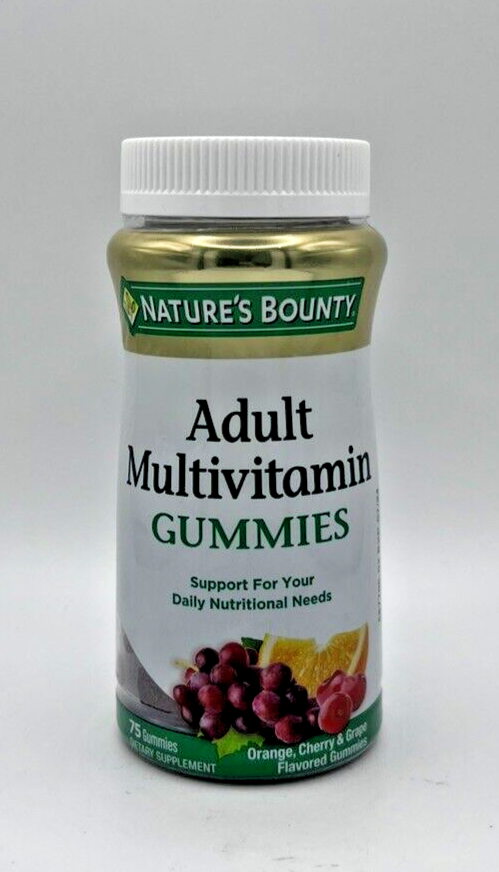 Nature's Bounty Adult Multivitamin Gummies 75ct FREE SHIPPING! BUY NOW!-image