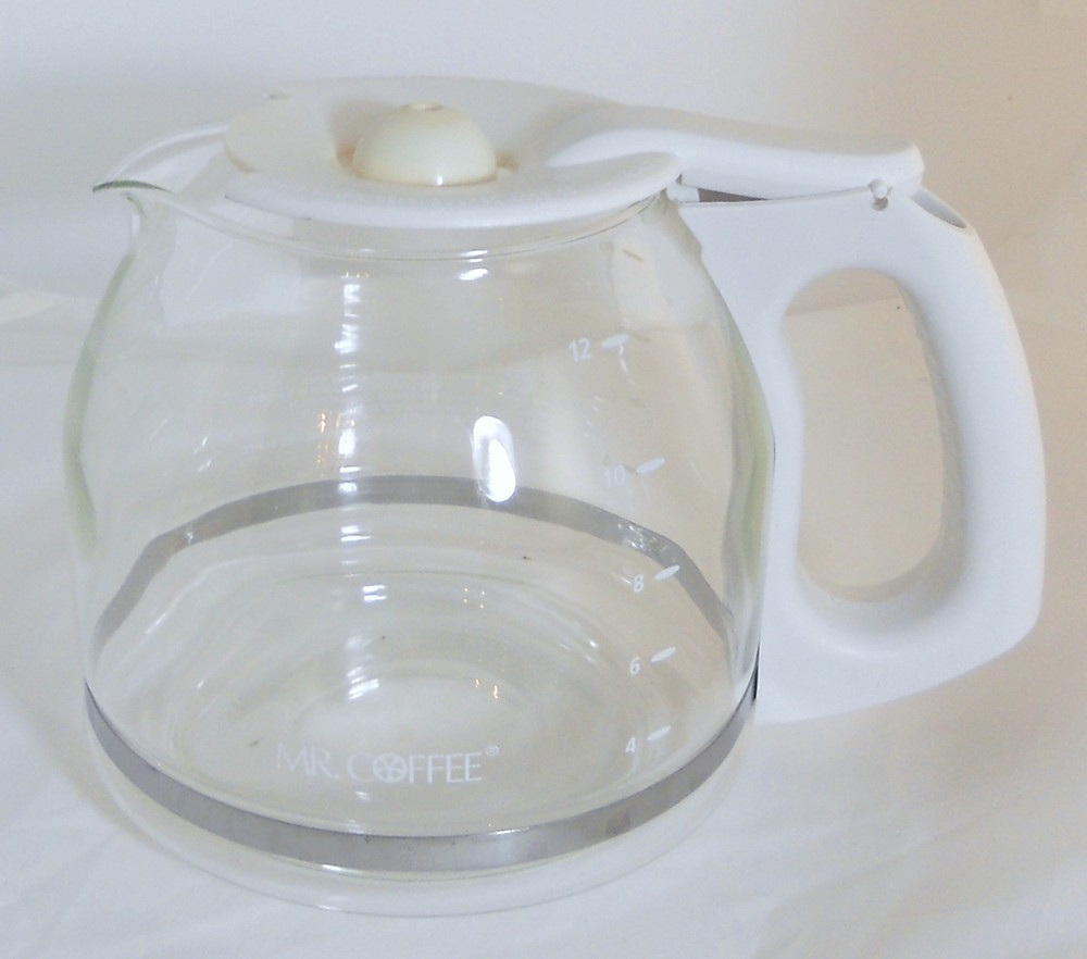 Mr Coffee 12-Cup Replacement Carafe with White Lid Model DW12