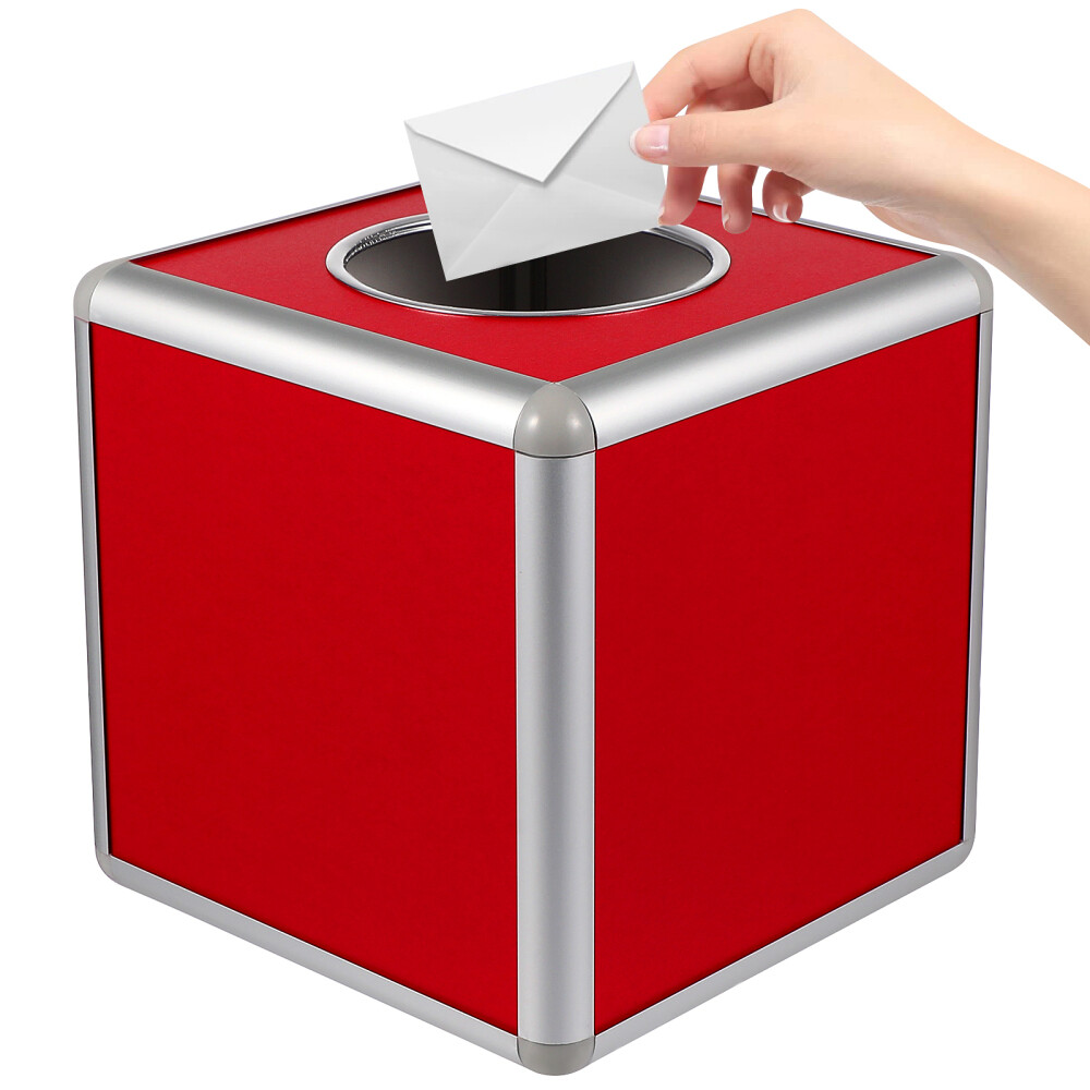 Annual Party Supply Premium Aluminum Alloy Ticket Box Ballot Box