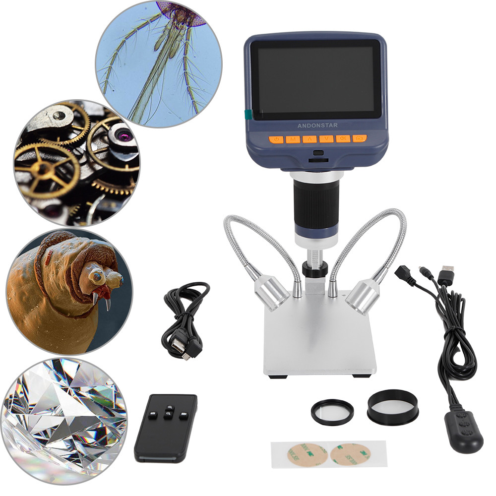 Digital Microscope Andonstar AD106S USB 4.3'' HD 1080P for SMD Soldering Repair