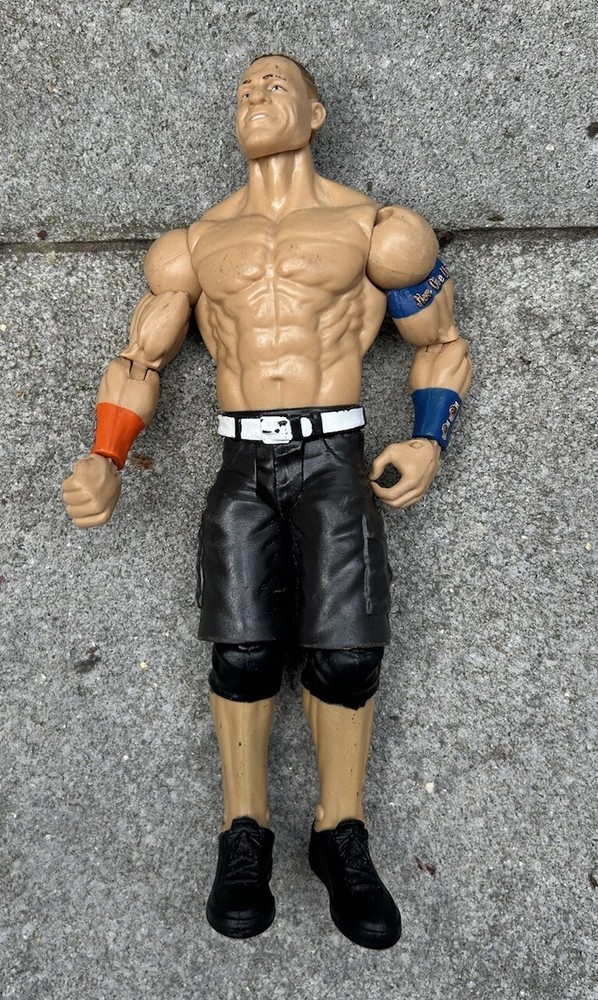 WWE Mattel JOHN CENA Basic wrestling figure WWF Orange Blue