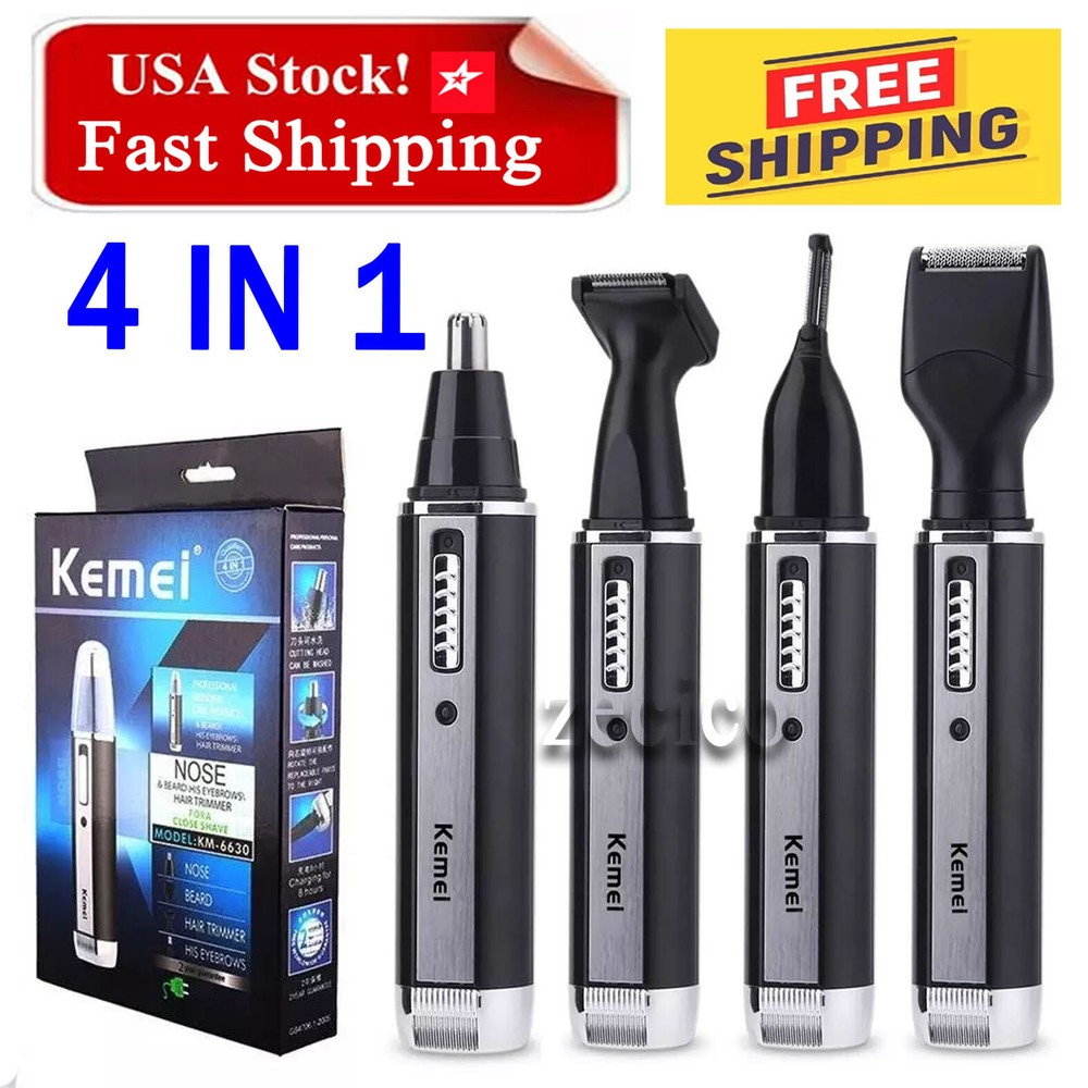 Kemei Rechargeable 4in1 Hair Trimmer for Men&women Electric Shaver Beard Clipper