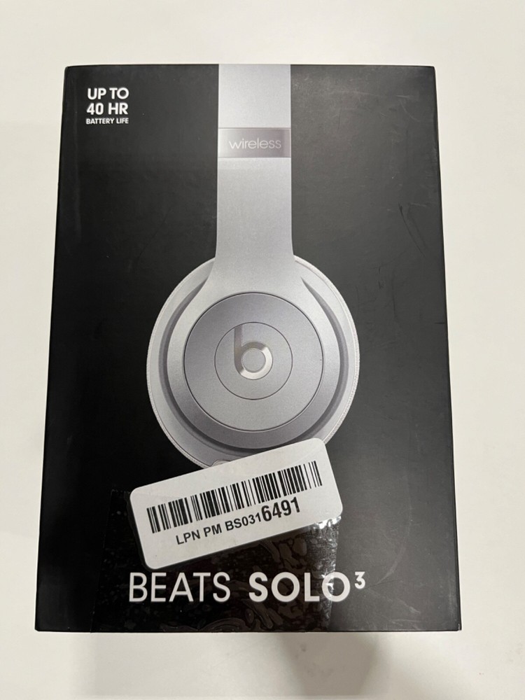 Beats by Dr. Dre Solo3 On Ear Headphones - Satin Silver