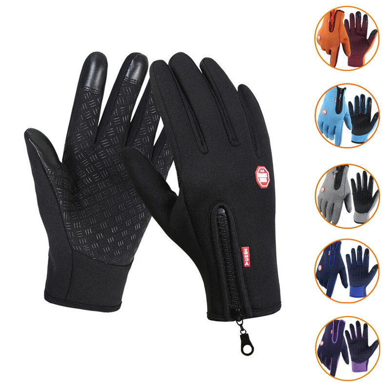 Thermal Windproof Waterproof Winter Gloves Touch Screen Warm Mittens Men Women