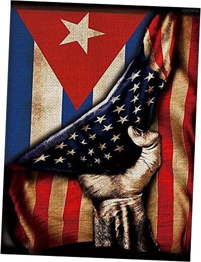 Cuba 5D Diamond Painting Kits for Adults American Cuban Independence Day