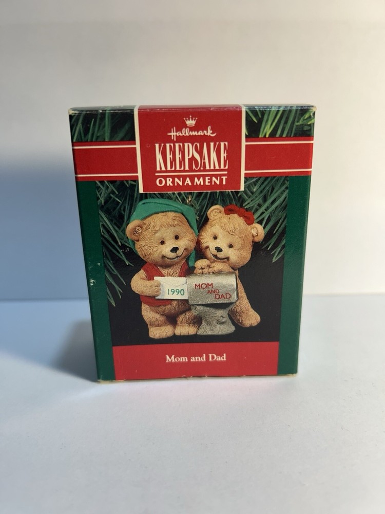 Hallmark Ornament 1990 Mom and Dad