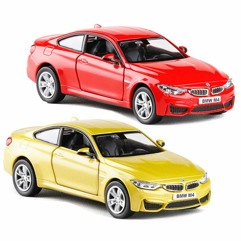 1/36 Scale BMW M4 Diecast Metal Alloy Model Car Toy Vehicle for Boys Kids Gifts