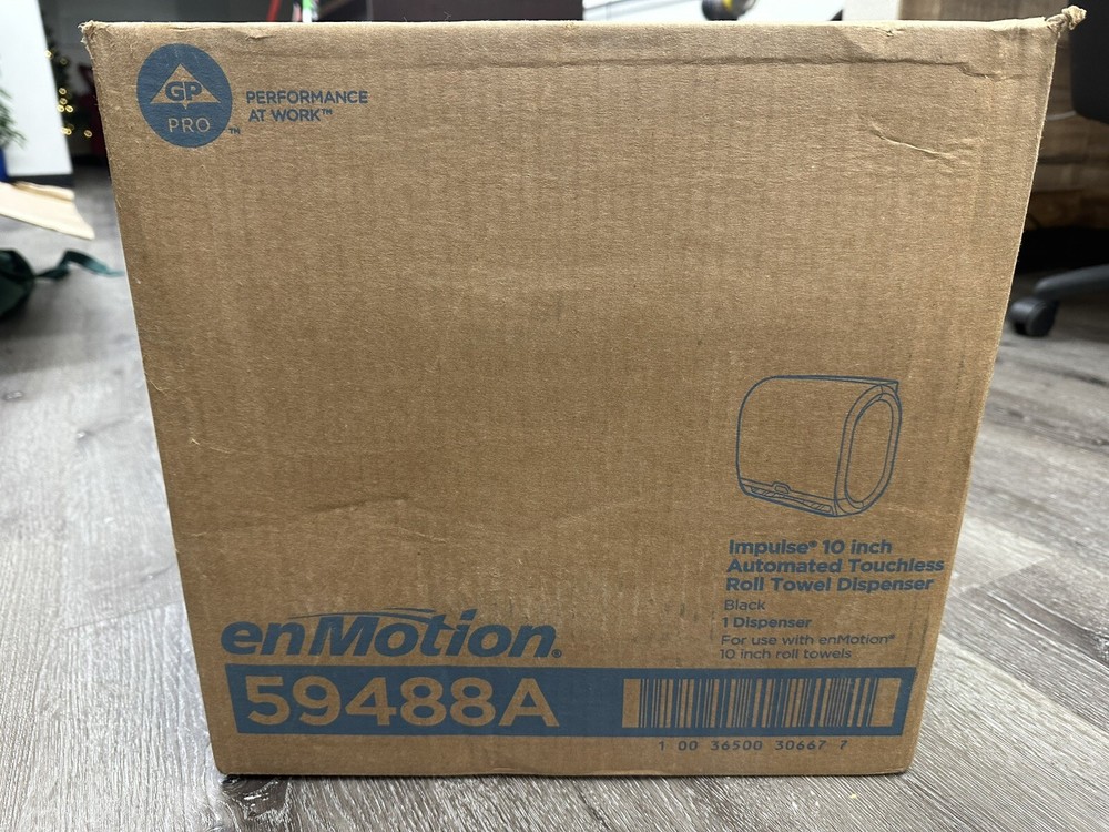 EnMotion Touchless Paper Towel Dispenser by Georgia-Pacific Smoke Finish-image