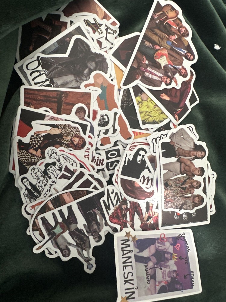 Maneskin Band Stickers  Waterproof Laptop Stickers