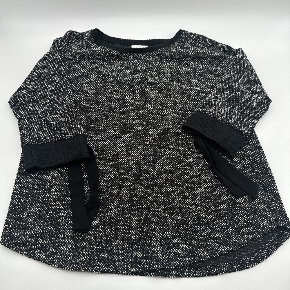 Chárter Club Blouse Women X-Large AOP Multicolor Round Neck ..#17427