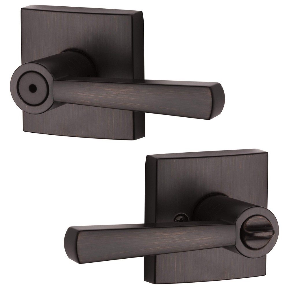 Spyglass , Interior Privacy Door Handle Reversible Lever for Bedroom/Bathroom...