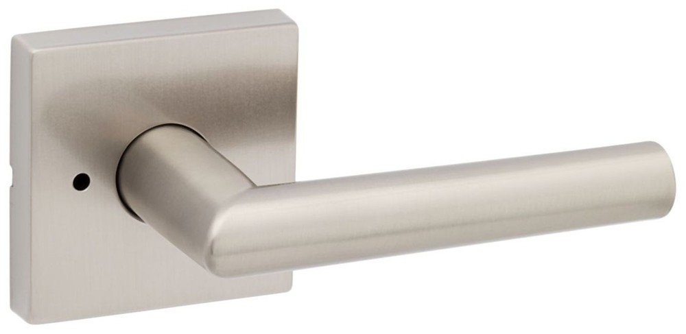 Kwikset 730MILSQT Milan Privacy Door Lever Set - Nickel