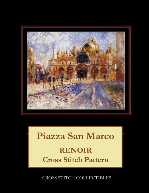 Piazza San Marco: Renoir Cross Stitch Pattern