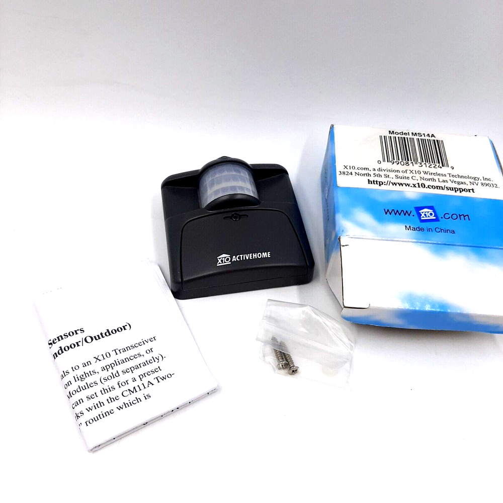 X-10 MS14A Eagle Eye Outdoor Motion Sensor for Home Automation New In Box-image