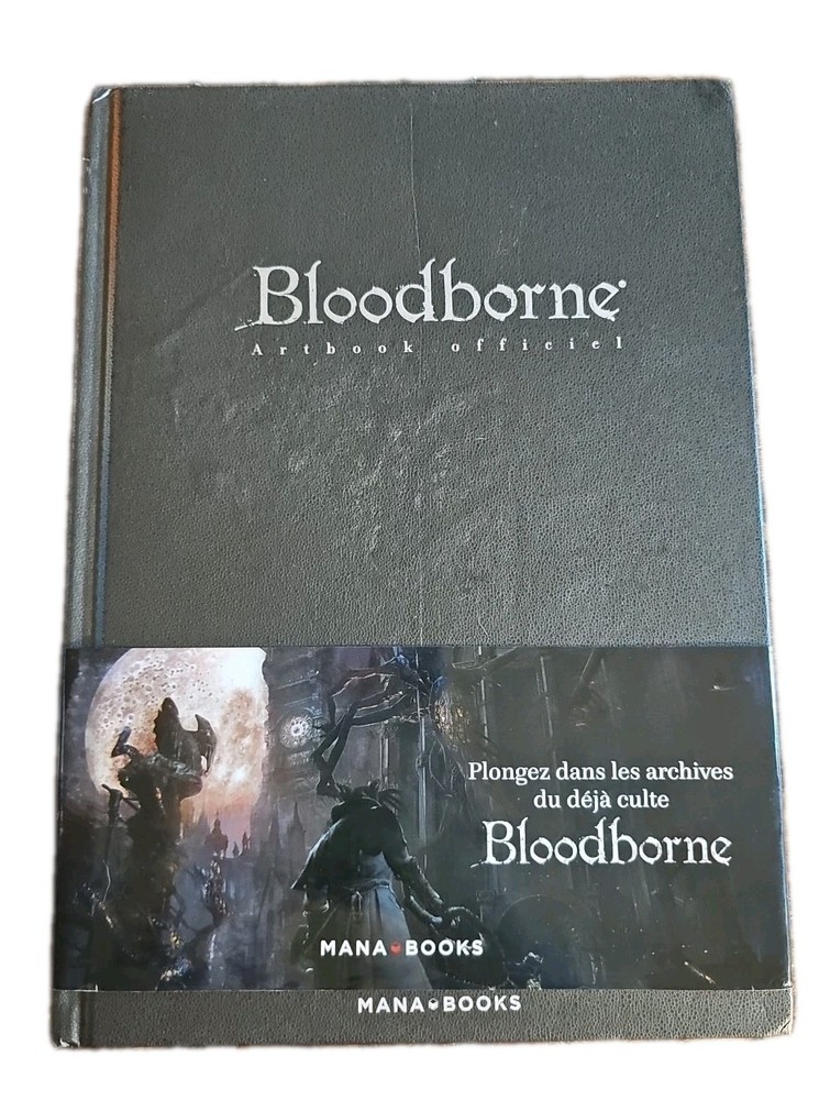 Bloodborne Artbook Officiel Mana Books 2019 Hardcover French Edition Rare
