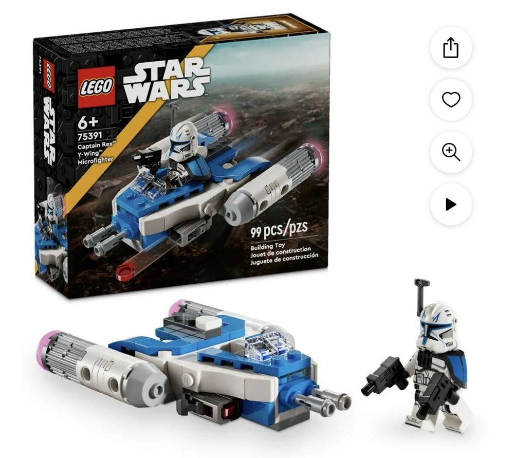 2x LEGO Star Wars: Captain Rex Y-Wing Microfighter 75391 BARGAIN! FREE SHIP!