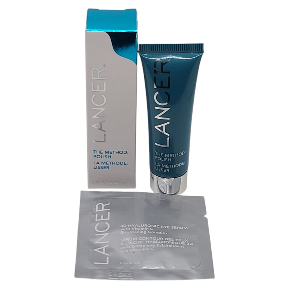 Lancer The Method Polish + 3D Hyaluronic Eye Serum with Vitamin C Set