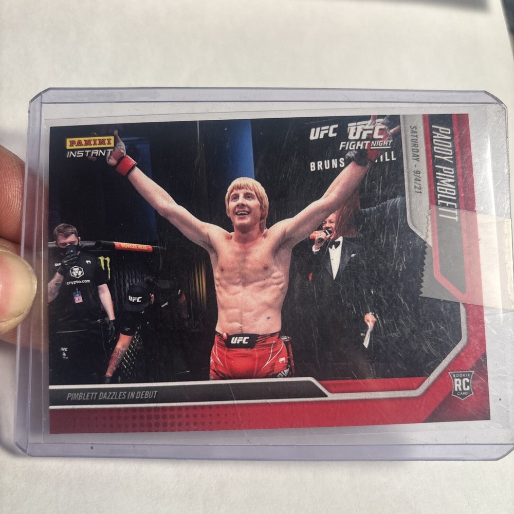 Paddy Pimblett 2021 UFC Panini Instant Rookie Card RC #34 1/9708