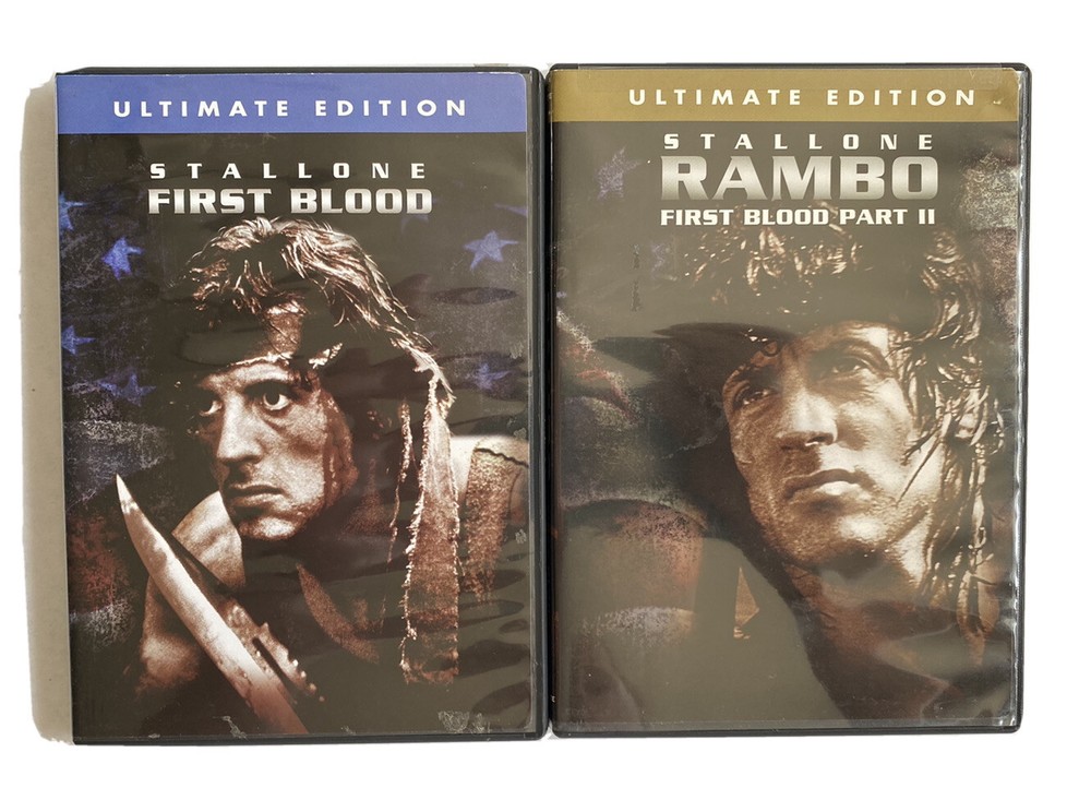 First Blood Ultimate Edition DVD 2-Pack Part 1 & 2 | Shop Now-image